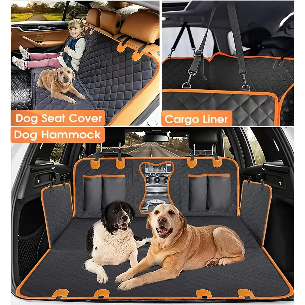 Waterproof Dog Car Seat Cover Hammock 600D Heavy Duty
