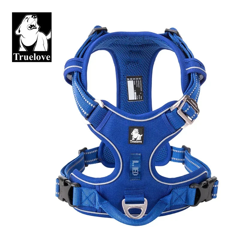 TRUELOVE Explosion-Proof Reflective Camouflage Dog Harness, Easy Adjust