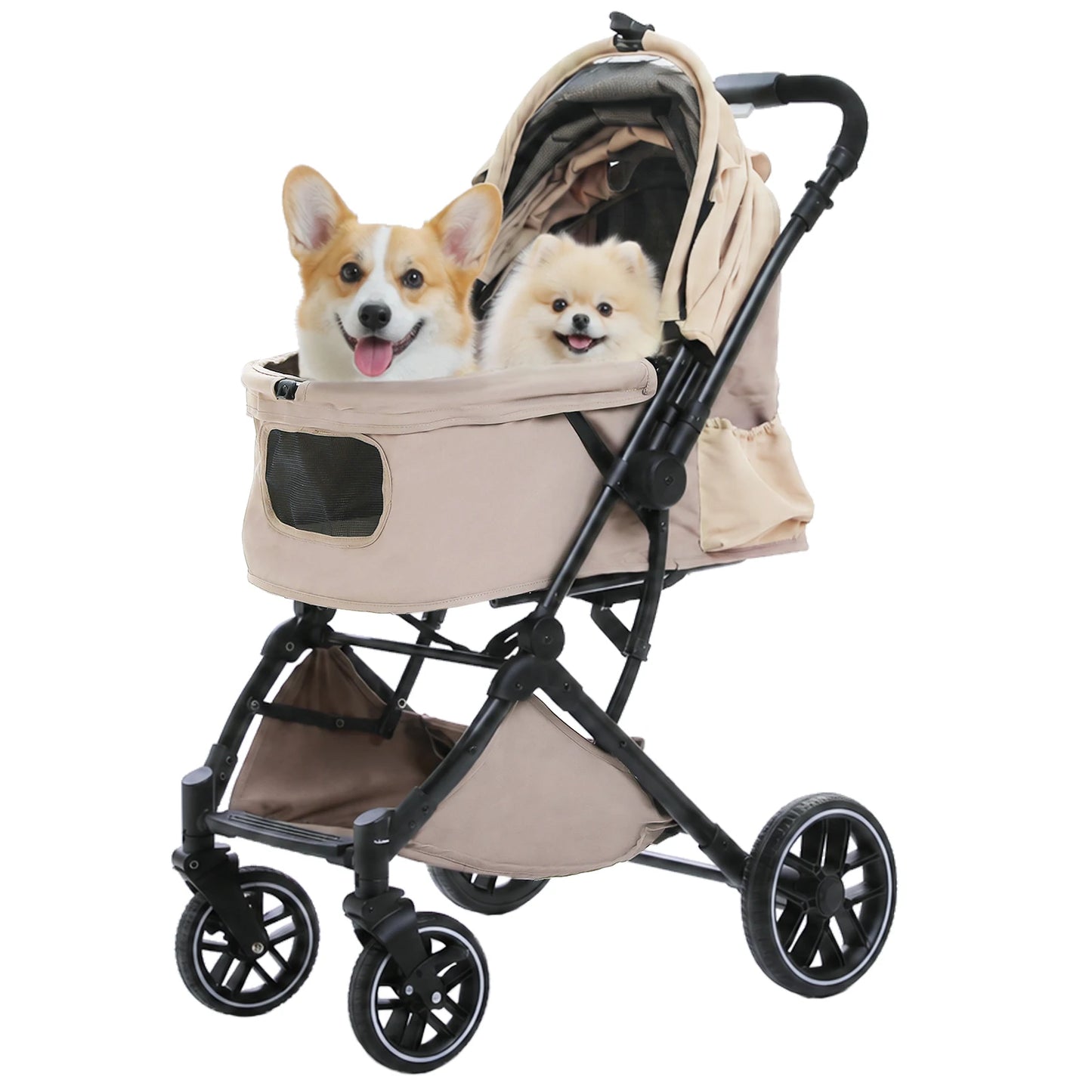 PAWZ Road Foldable Pet Stroller for Small to Medium Dogs
