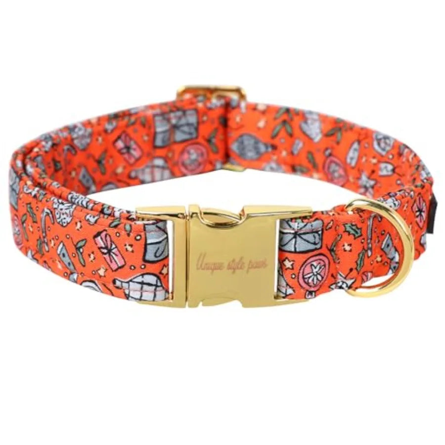 Dog Collar With Pendant Coconut Tree Design Plastic Buckle