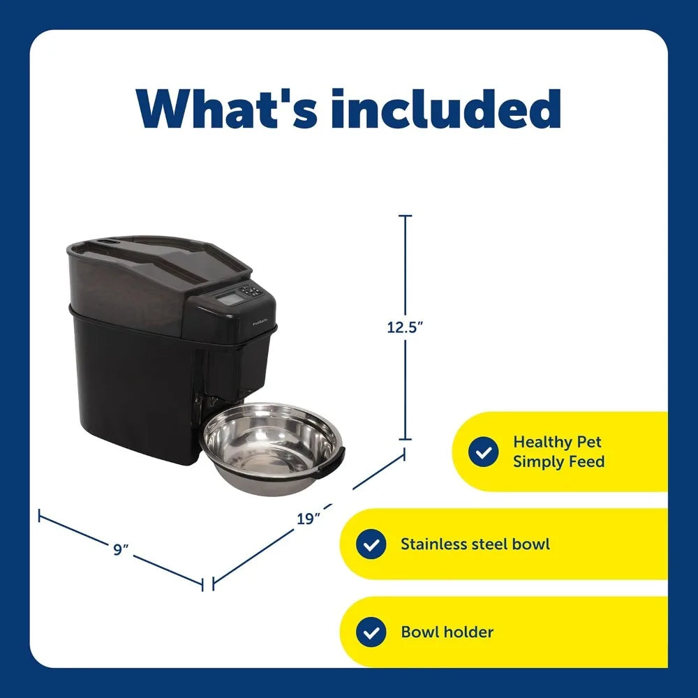 Automatic Pet Feeder for Cats and Dogs with Programmable Timer