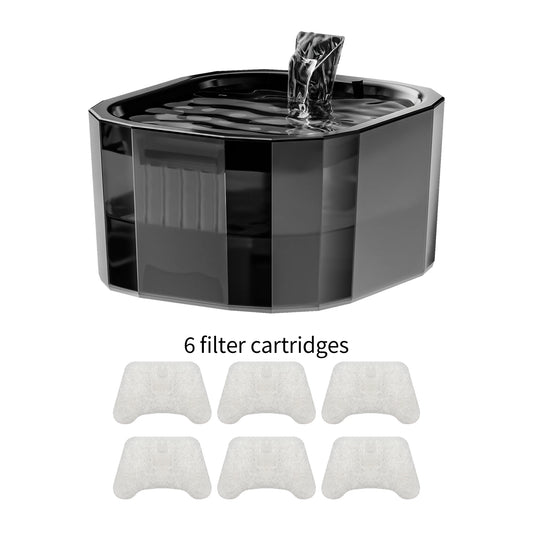 Usb Powered Silent Cat Water Fountain And Automatic Feeder
