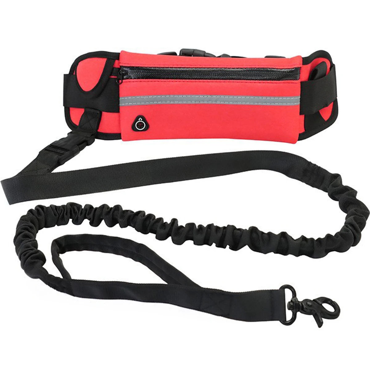 Reflective Hands Free Dog Leash With Waist Bag