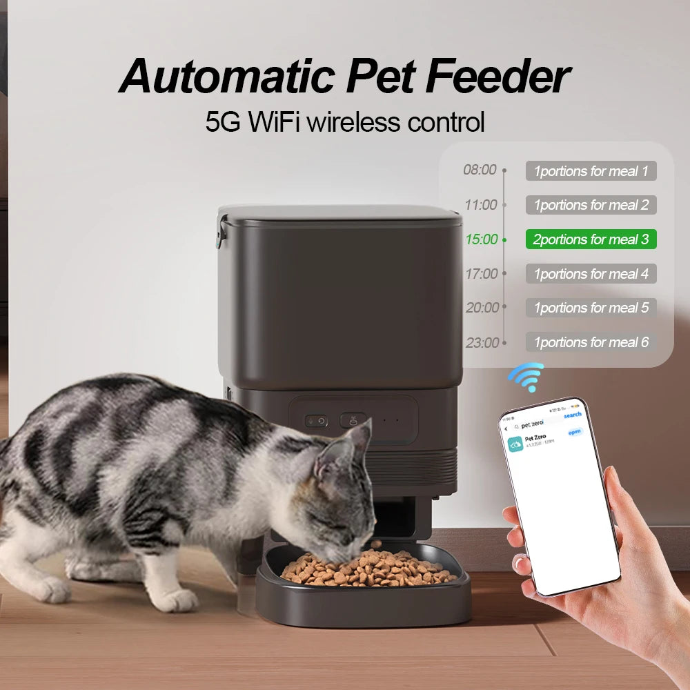 Nityers Smart WiFi Pet Feeder With App And Voice Control
