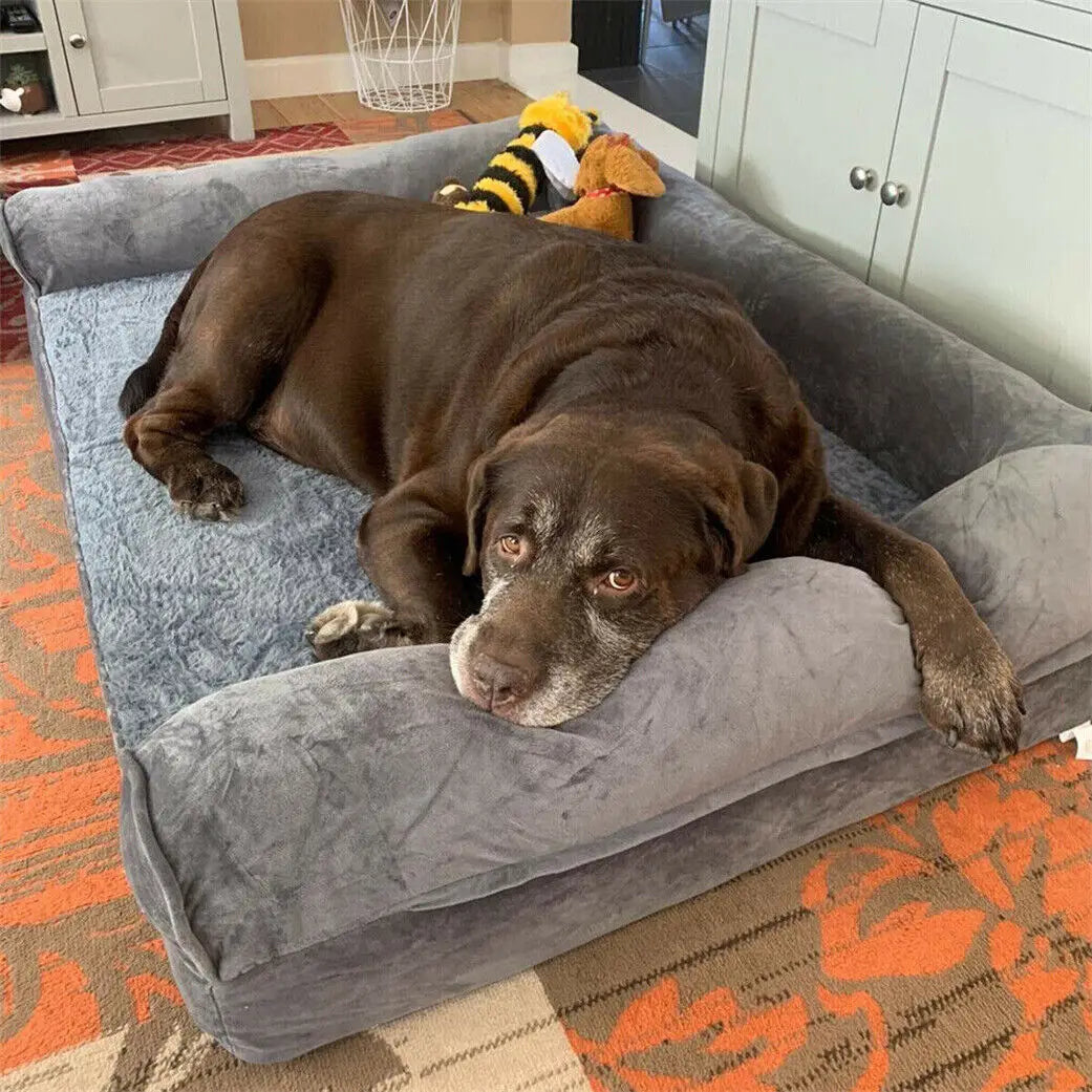 BINGOPAW Orthopedic Dog Bed Cushion With Removable Cover