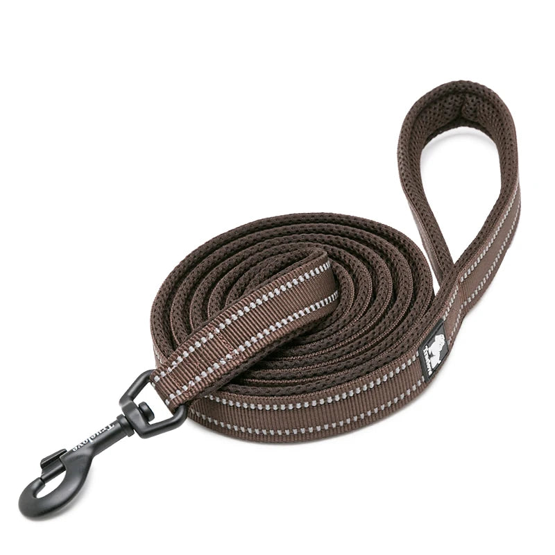 Winhyepet Padded Handle Dog Leash Durable 200cm Training Reflective