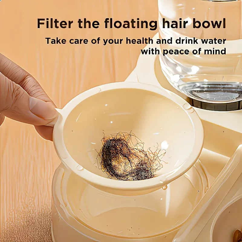 Plastic Pet Feeder and Water Dispenser for Cats and Dogs
