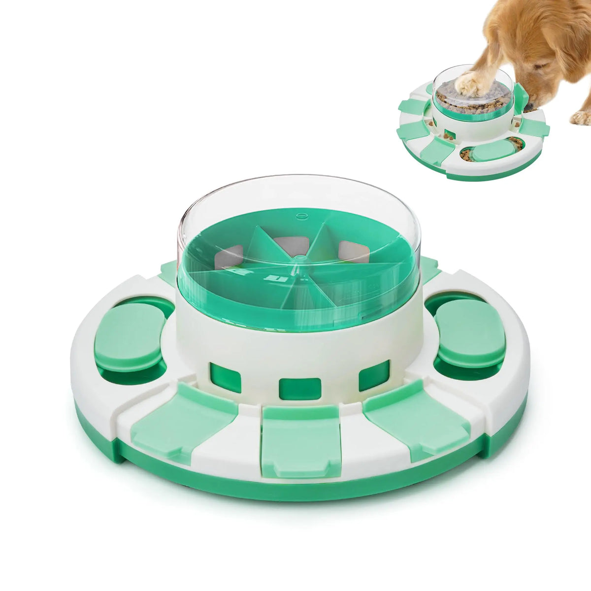 Double Layer Dog Puzzle Toy Interactive Slow Feeder