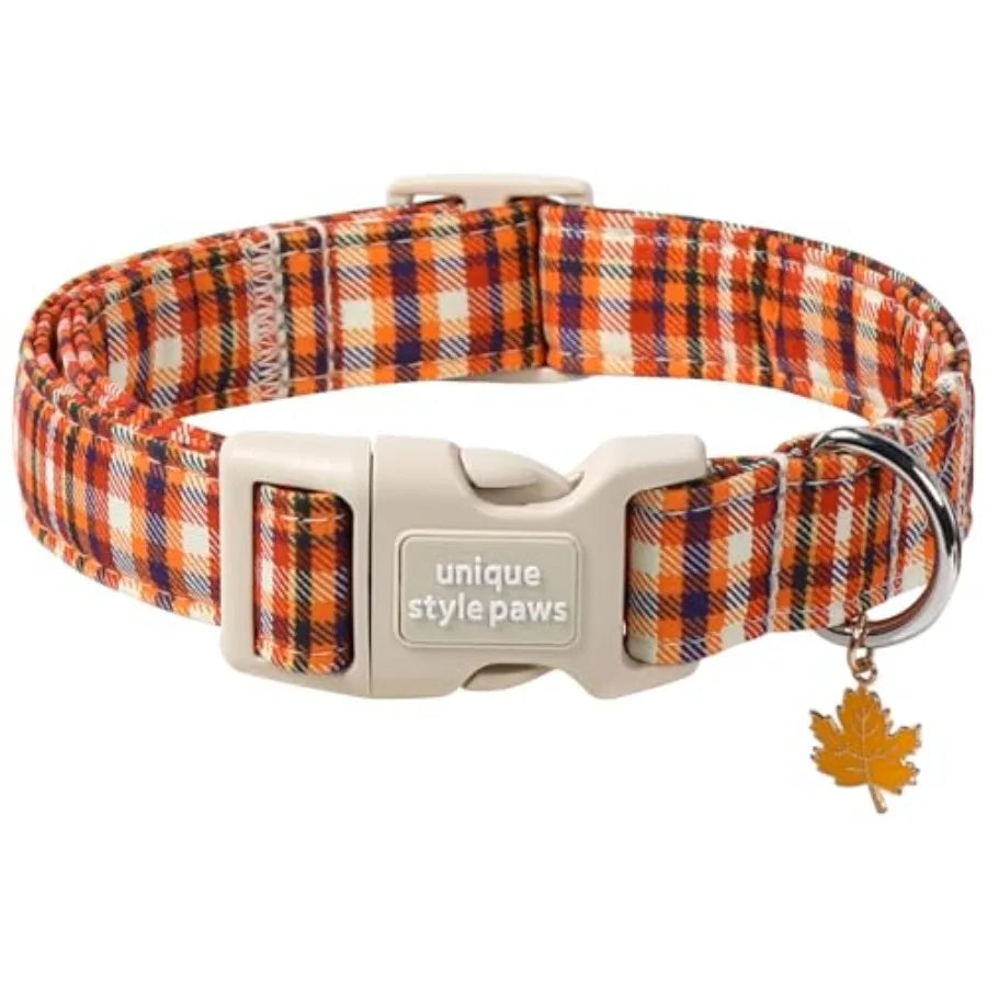 Dog Collar With Pendant Coconut Tree Design Plastic Buckle