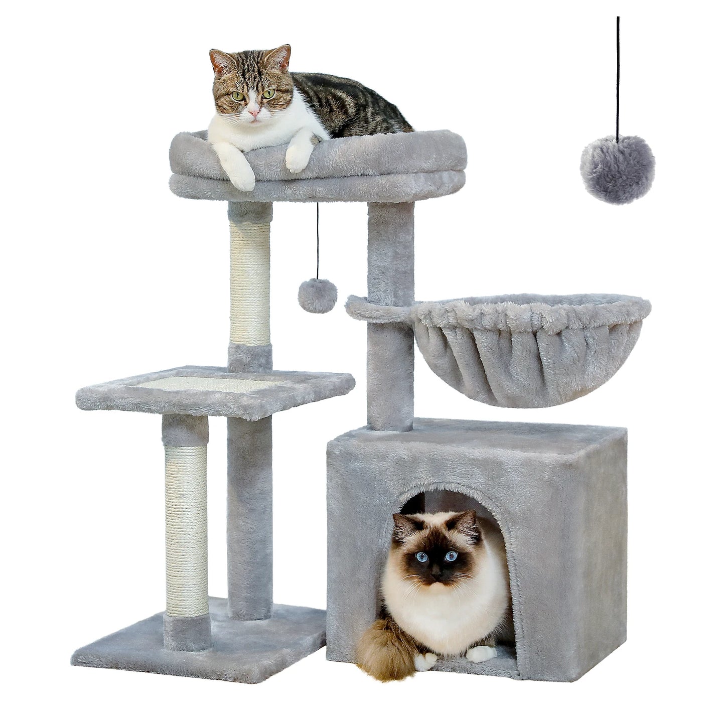 PAWZ Road Cat Tree Indoor Cats With Scratching Posts