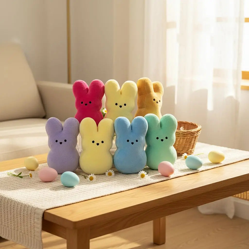 Cross Border Plush Rabbit Toys Set For Pets Polyester Material