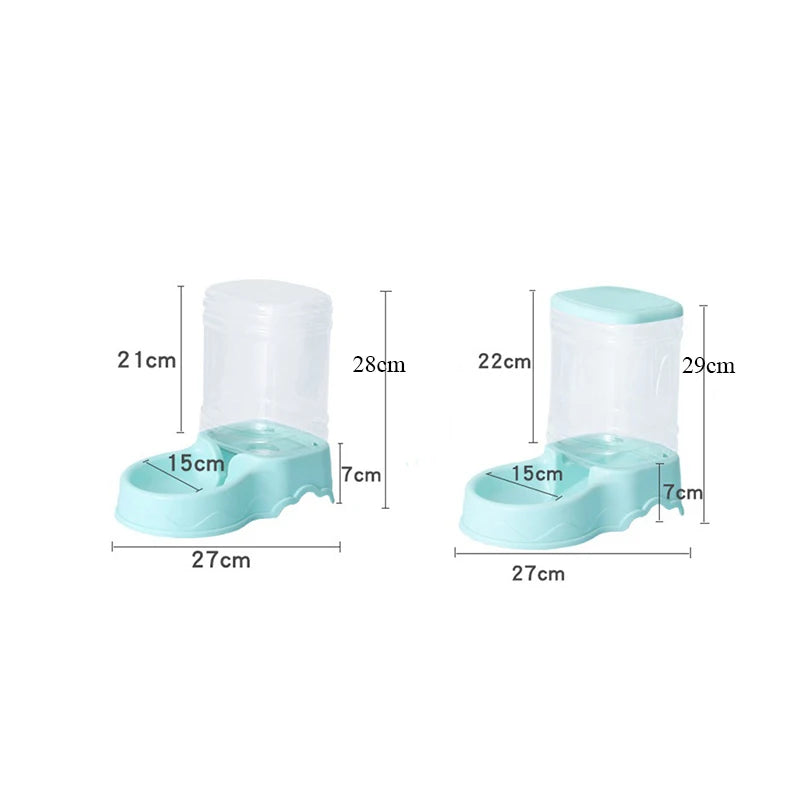 Pet Automatic Feeder And Water Bowl For Cats And Dogs