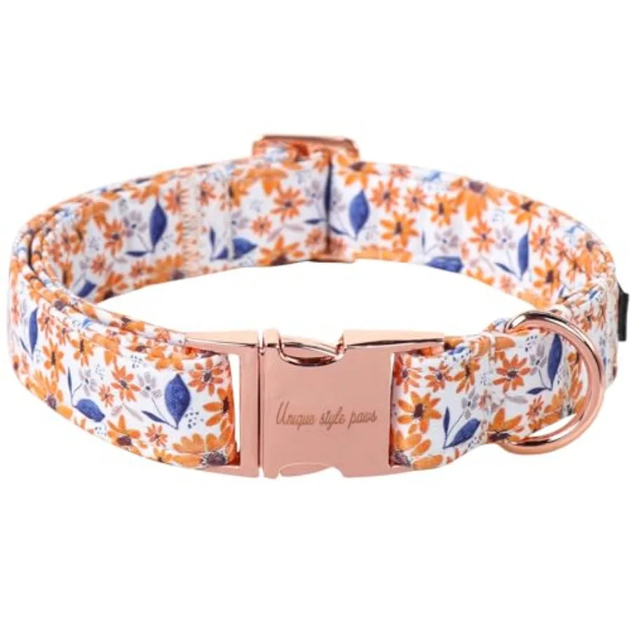Dog Collar With Pendant Coconut Tree Design Plastic Buckle