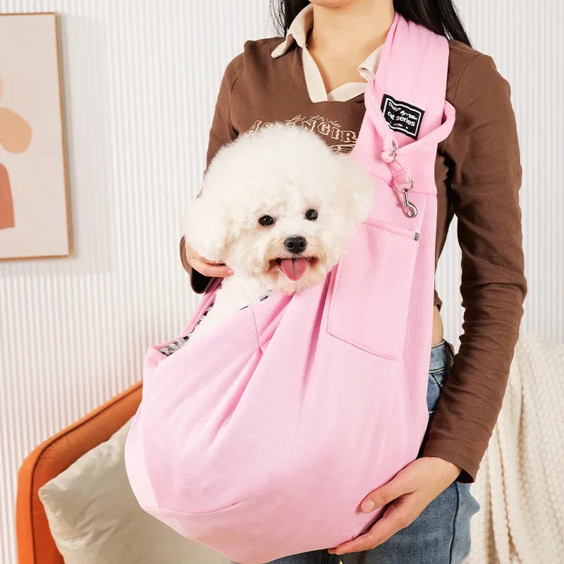 Comfortable Crossbody Pet Carrier Sling Bag For Dogs And Cats