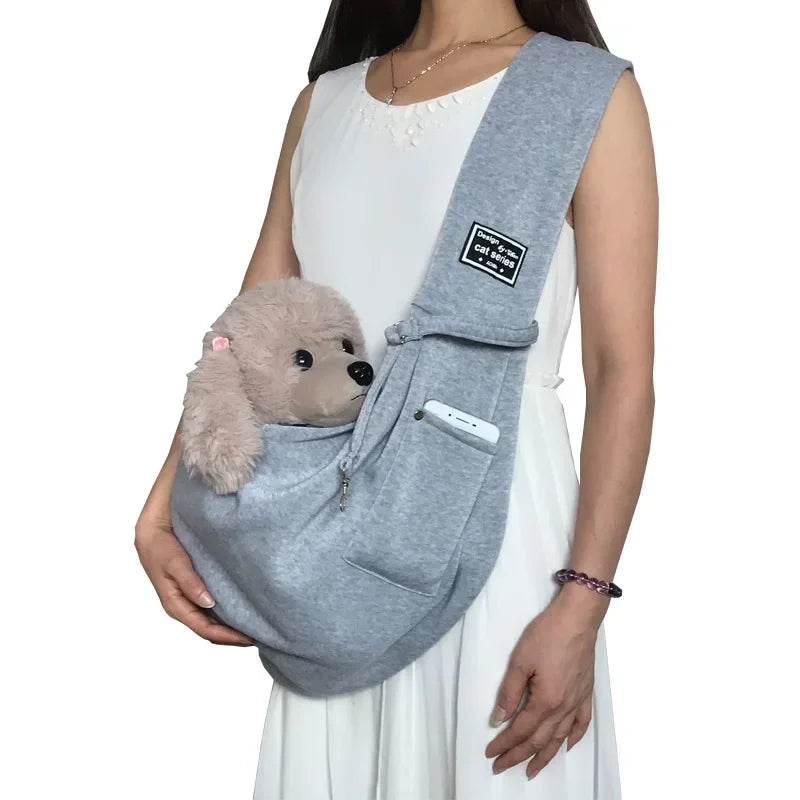 Comfortable Crossbody Pet Carrier Sling Bag For Dogs And Cats