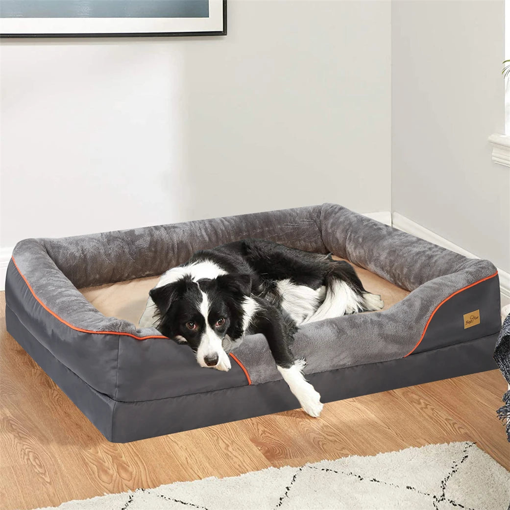 BORWART CN Orthopedic Memory Foam Dog Bed Sofa Couch