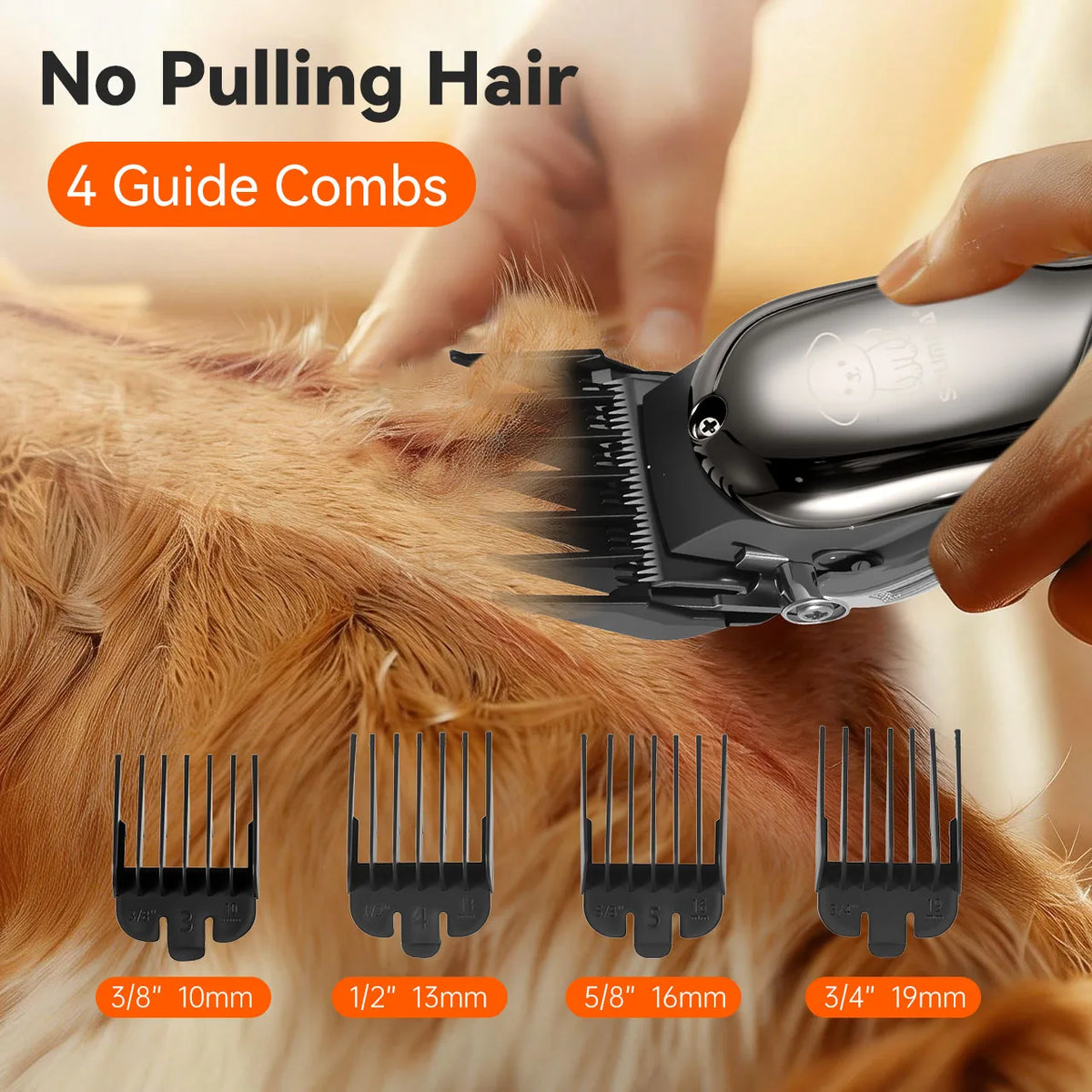 Solimpia Electric Pet Hair Clipper With LCD Display for Grooming