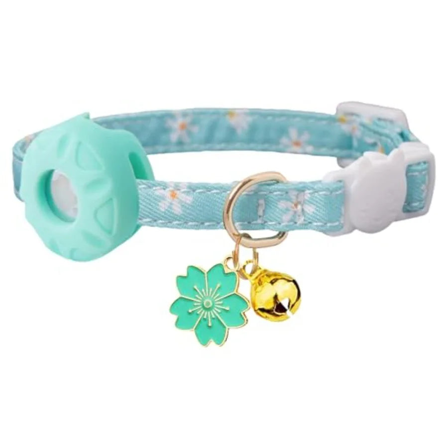 Breakaway Cat Collar With AirTag Holder For Apple AirTag Tracking