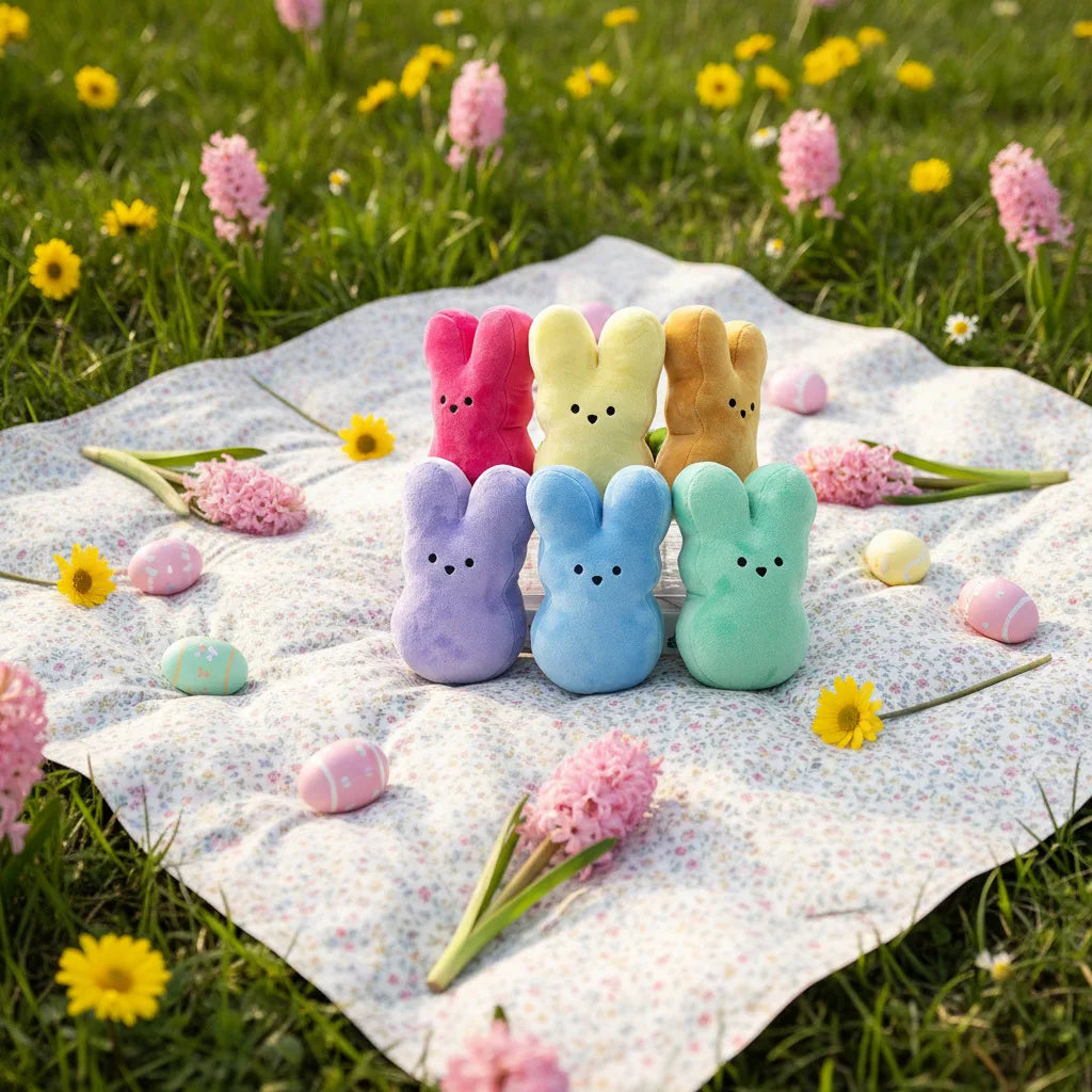 Cross Border Plush Rabbit Toys Set For Pets Polyester Material