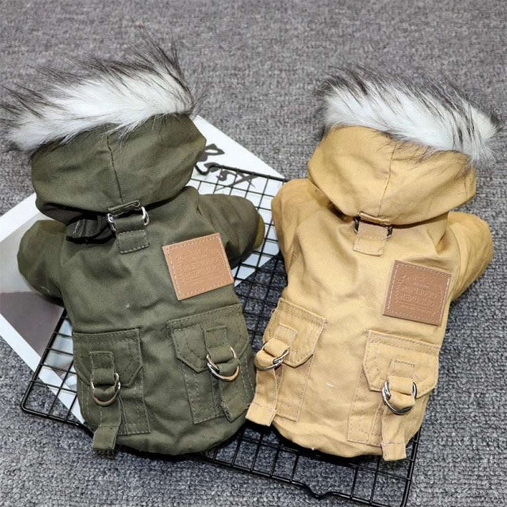 Dog Winter Coat for Small to Medium Dogs Warm Hoodie