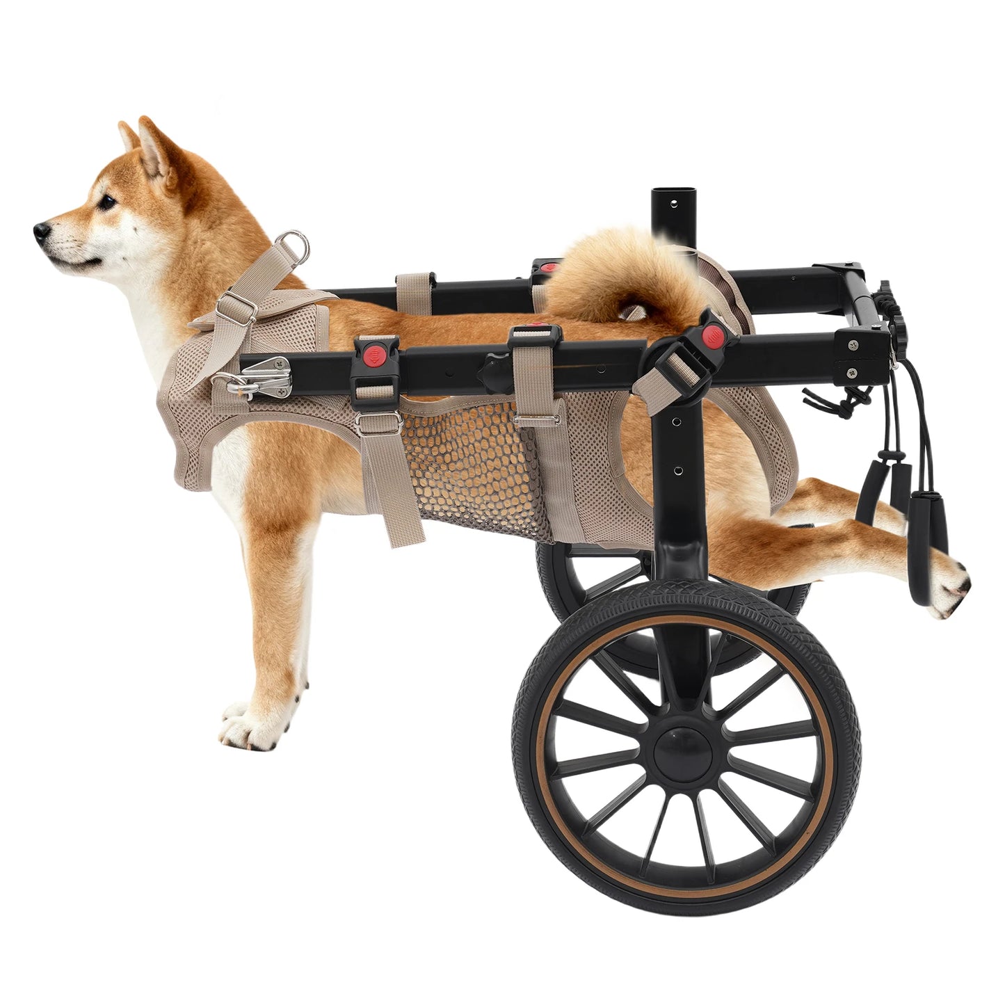 Dog Walking Aid Adjustable Wheelchair For Hind Leg Support
