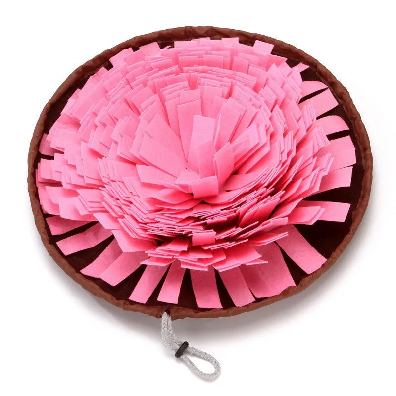 Washable Felt Dog Sniffing Pad Foldable Slow Feeding Mat Toy