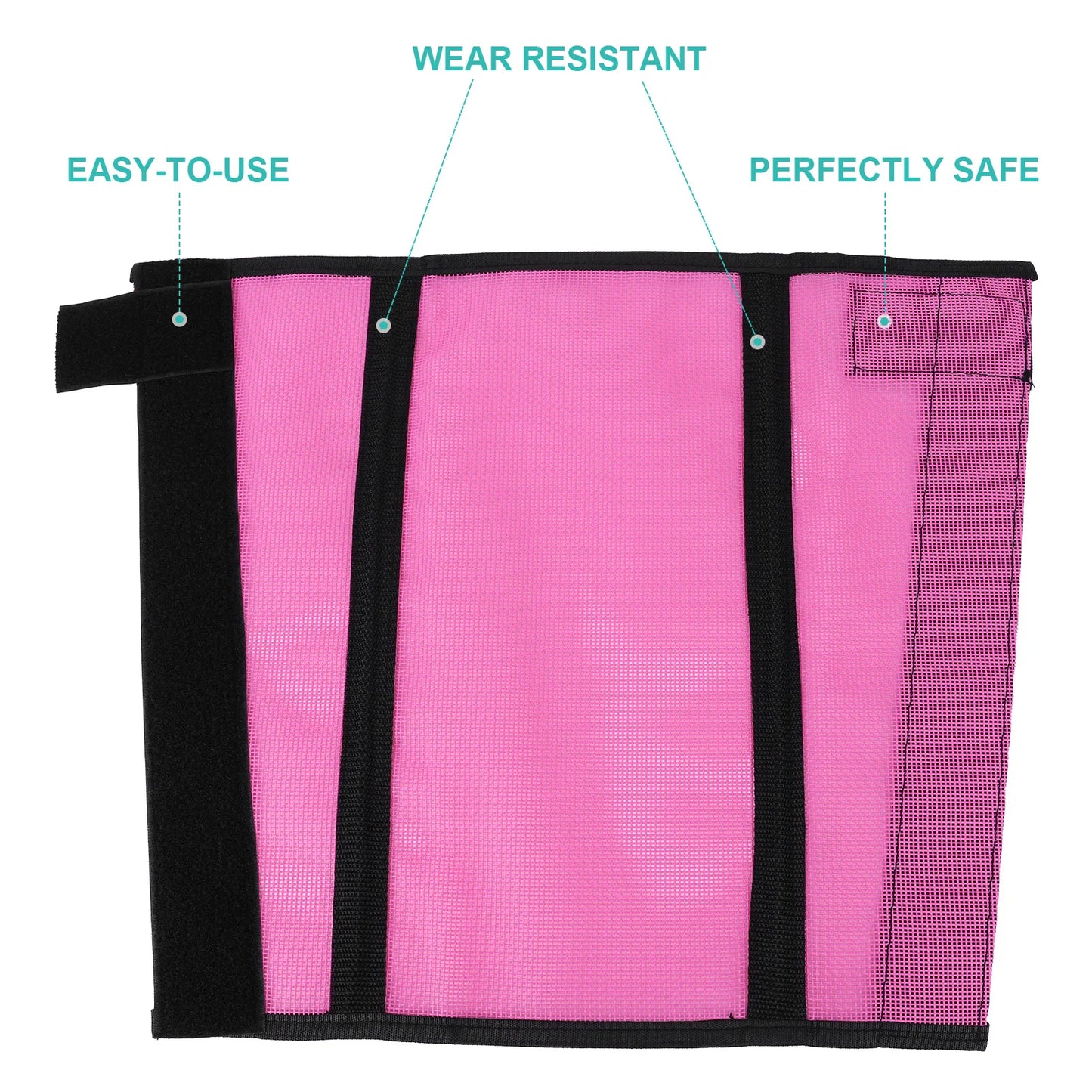 Shunmaii Horse Leg Protective Covers Mosquito Mesh Boots Reducing Bites