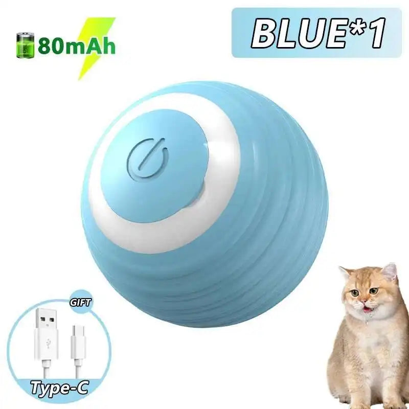 Interactive Electronic Dog Toy Ball With Automatic Bouncing LED Lights