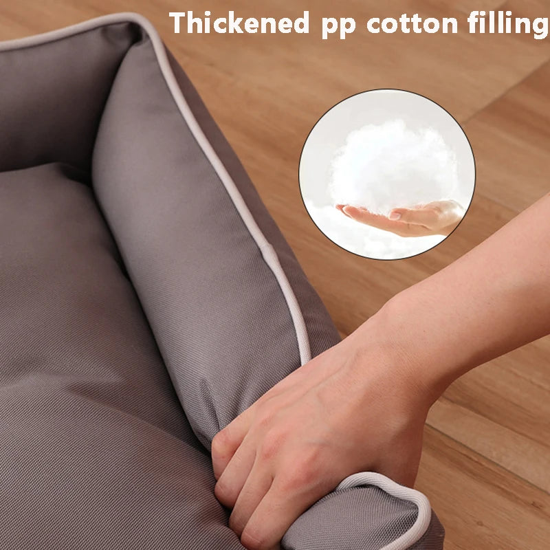 Four Season Square Dog Bed Waterproof Bite Resistant for Dogs