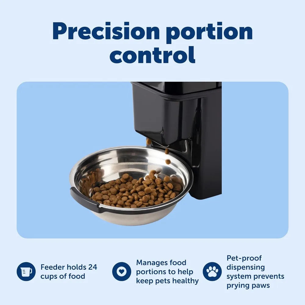 Automatic Pet Feeder for Cats and Dogs with Programmable Timer