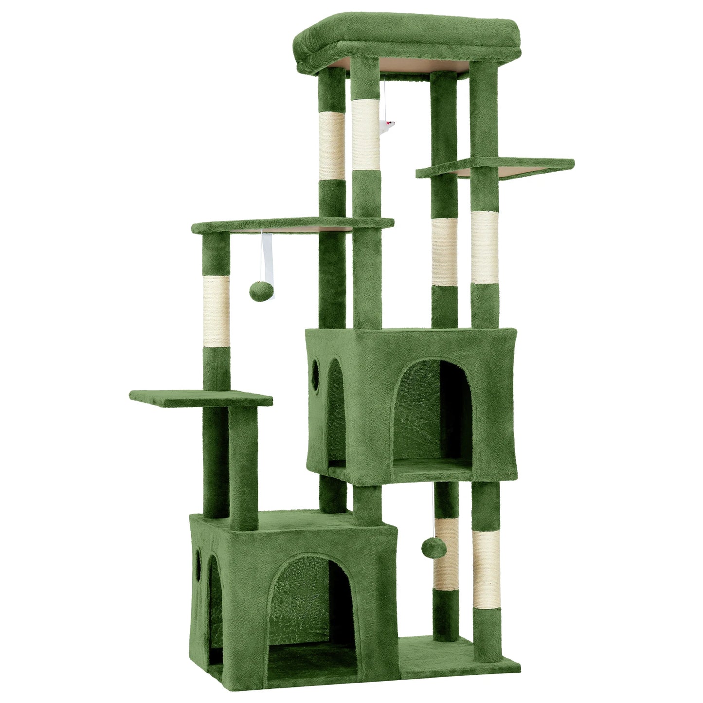 HiMISS Multi-Level Cat Tree Tower For Indoor Maine Coons