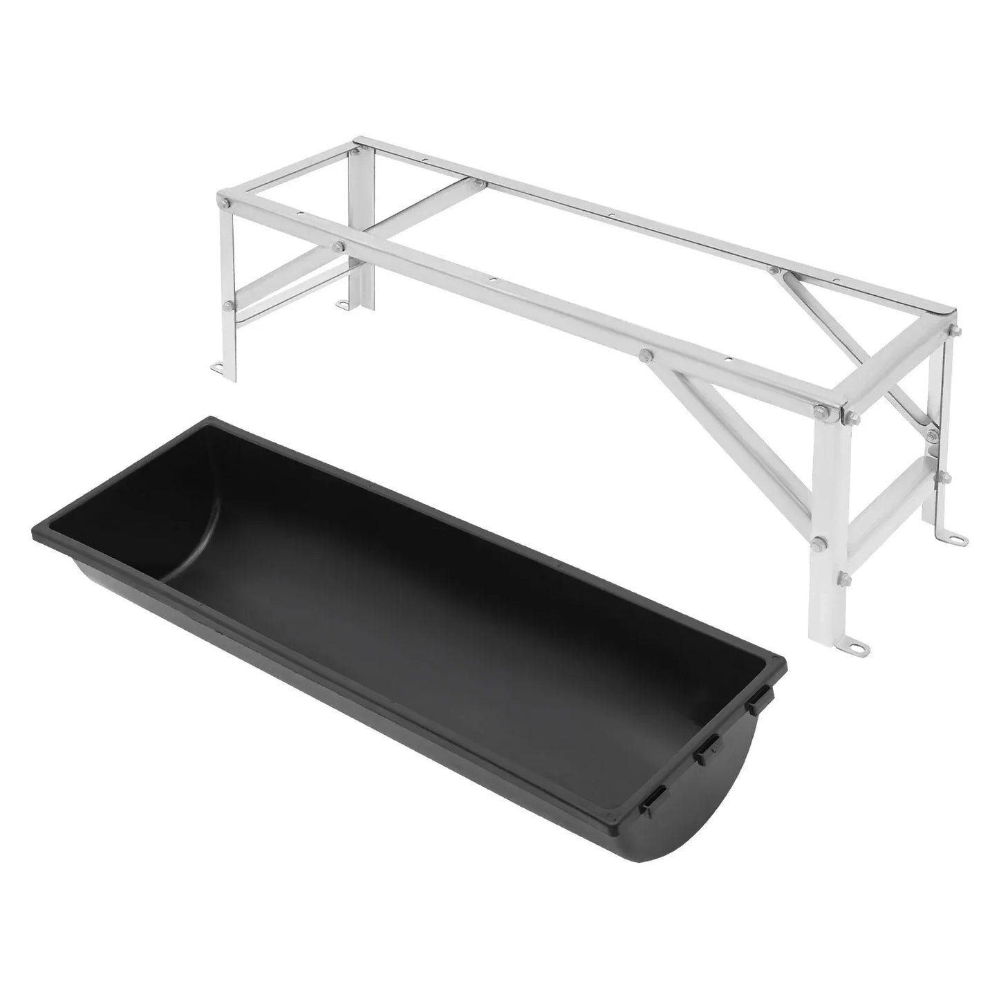 Large Capacity Livestock Feed Trough With Stand Goats Pigs Cows