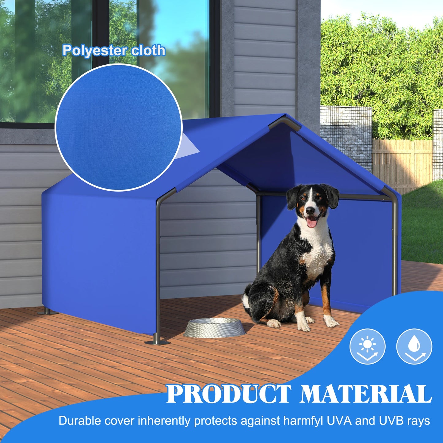 Dog Shade Shelter Outdoor Tent Waterproof Sun Protection Oxford Fabric
