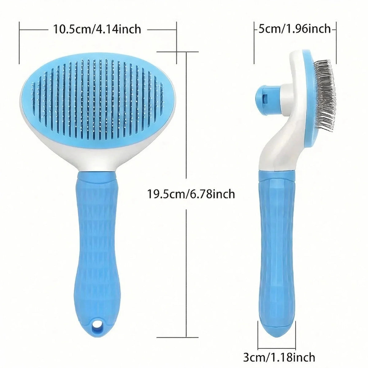 Self Cleaning Pet Grooming Brush for Dogs and Cats