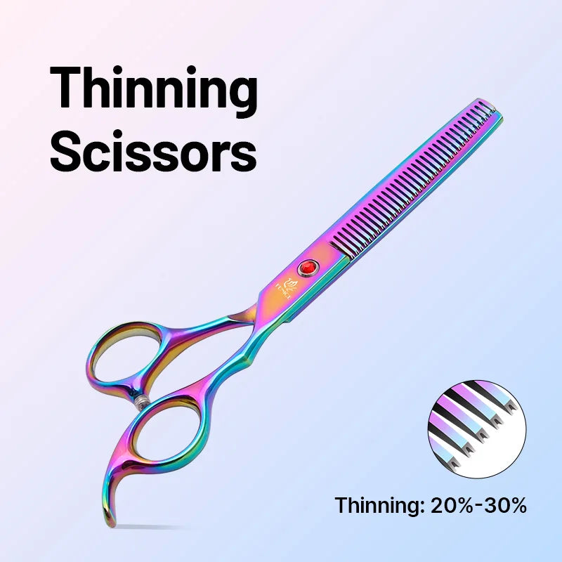 Fenice Stainless Steel Dog Grooming Scissors Professional Pet Shears