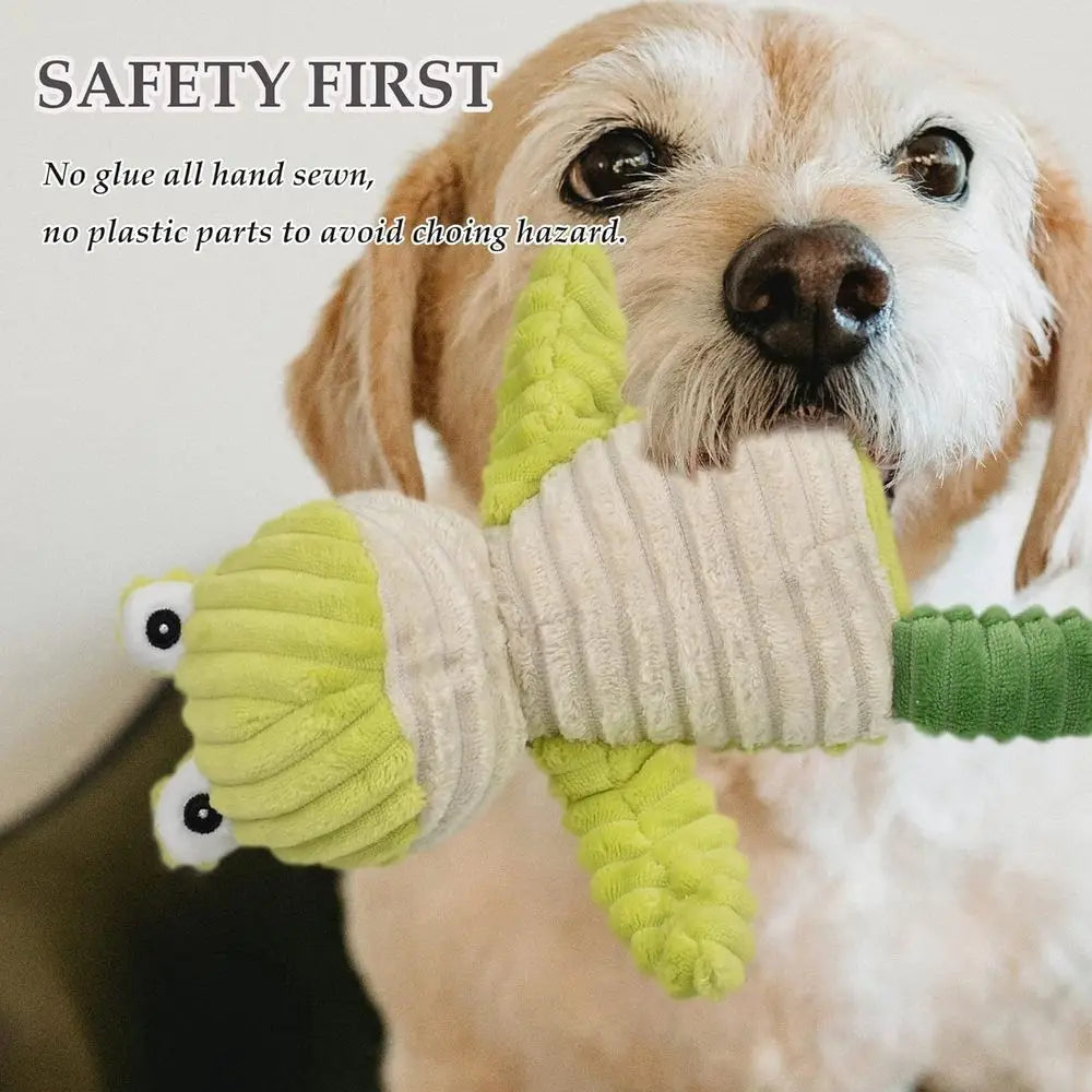 Tough Plush Squeaky Dog Toys Bundle Assortment Pack