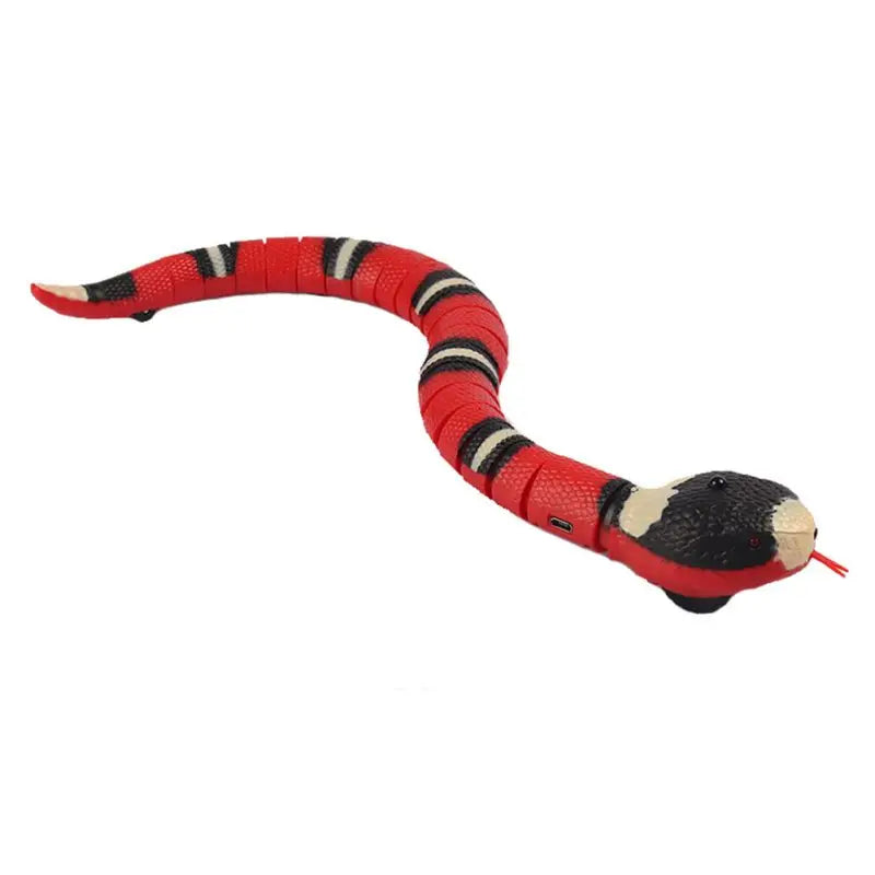 Smart Sensing Snake Interactive Cat Toy USB Charging Kitten Toy