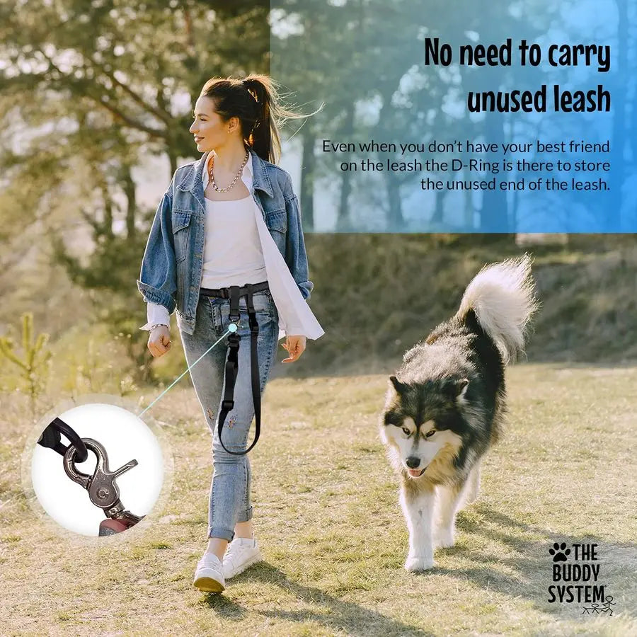 Hands Free Dog Leash Adjustable Running Training Leash For Service Dogs