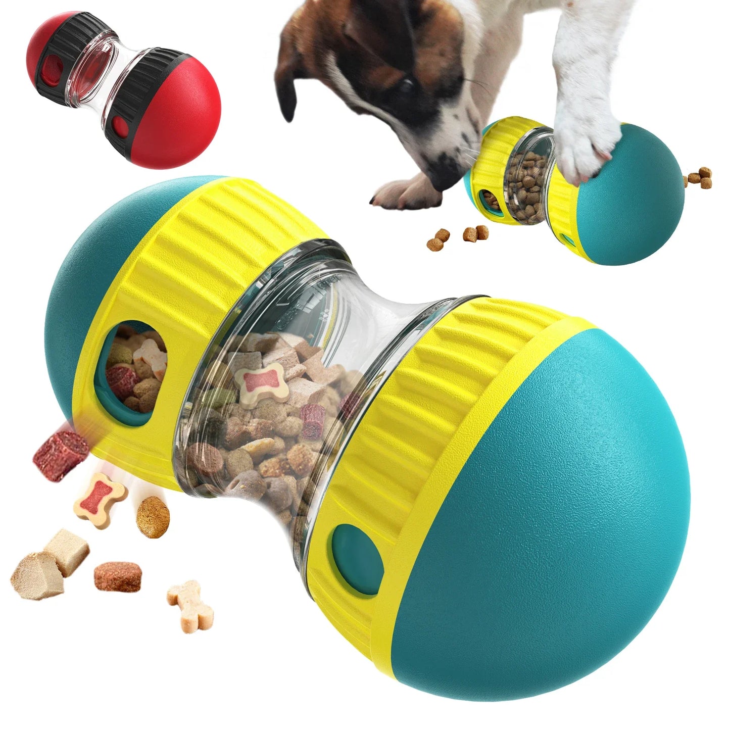 Holapet Interactive Dog Toy Ball Slow Feeder for Pets