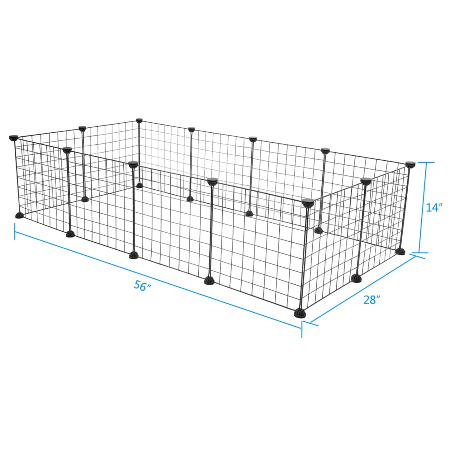 Portable Metal Pet Playpen For Small Animals Wire Fence Tent