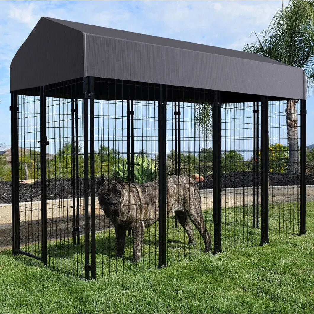 Oversize Dog Cage With Roof Playpen For Outdoor Use