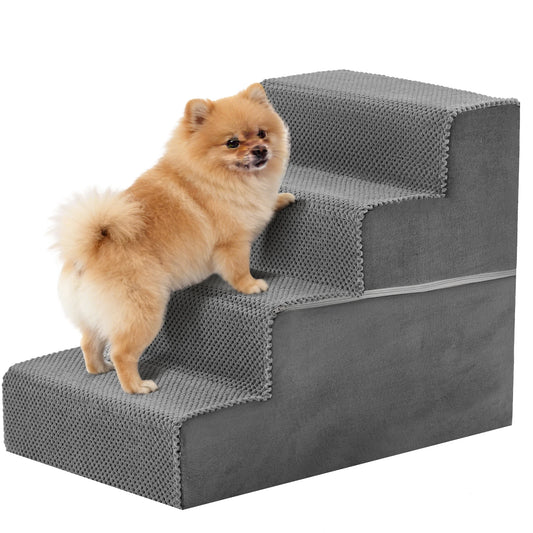 Right Angled Foam Dog Stairs for Small Dogs Indoor