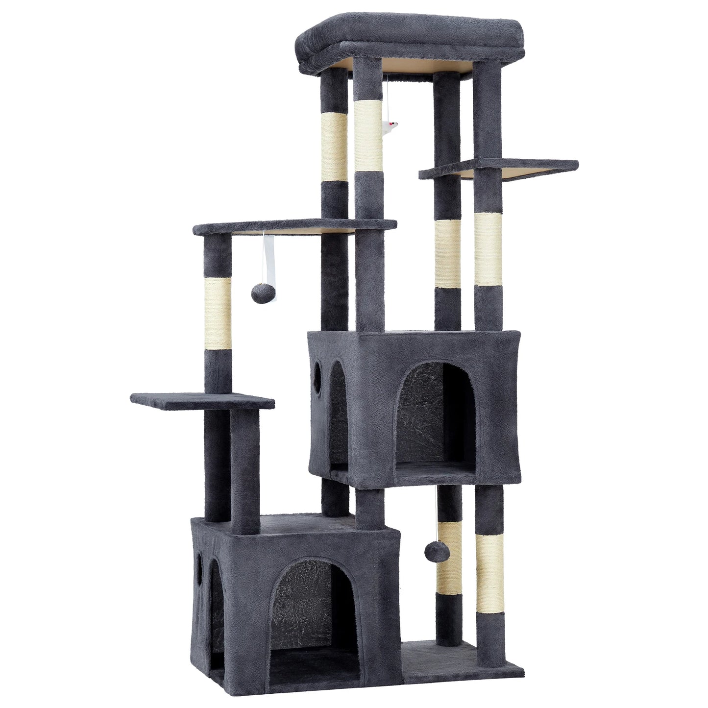 HiMISS Multi-Level Cat Tree Tower For Indoor Maine Coons