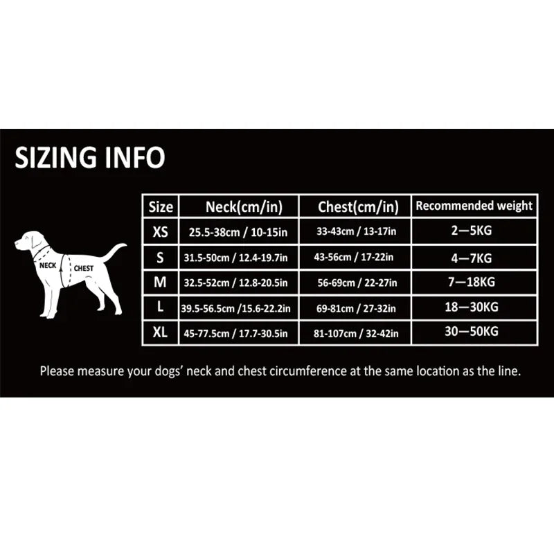 TRUELOVE Explosion-Proof Reflective Camouflage Dog Harness, Easy Adjust