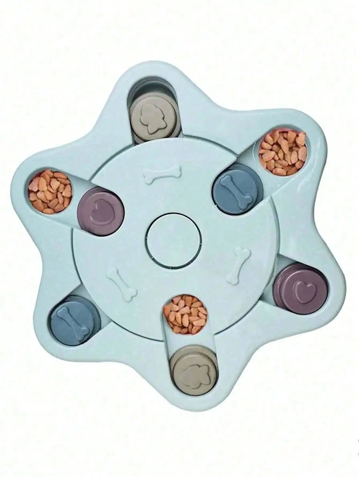 Interactive Dog And Cat Slow Feeder Puzzle Toy Treat Dispenser