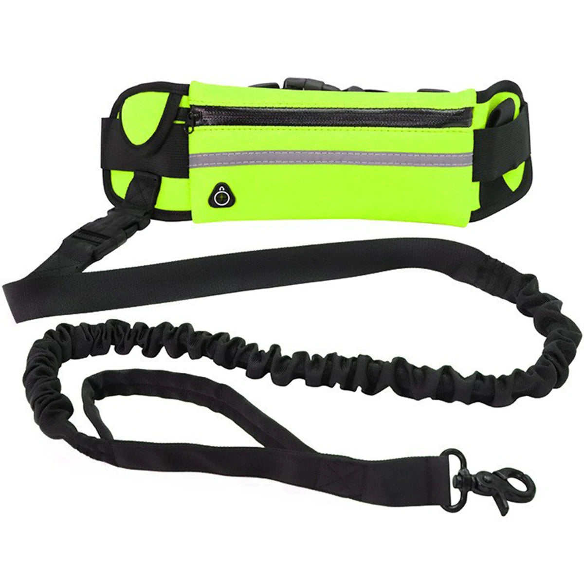 Reflective Hands Free Dog Leash With Waist Bag