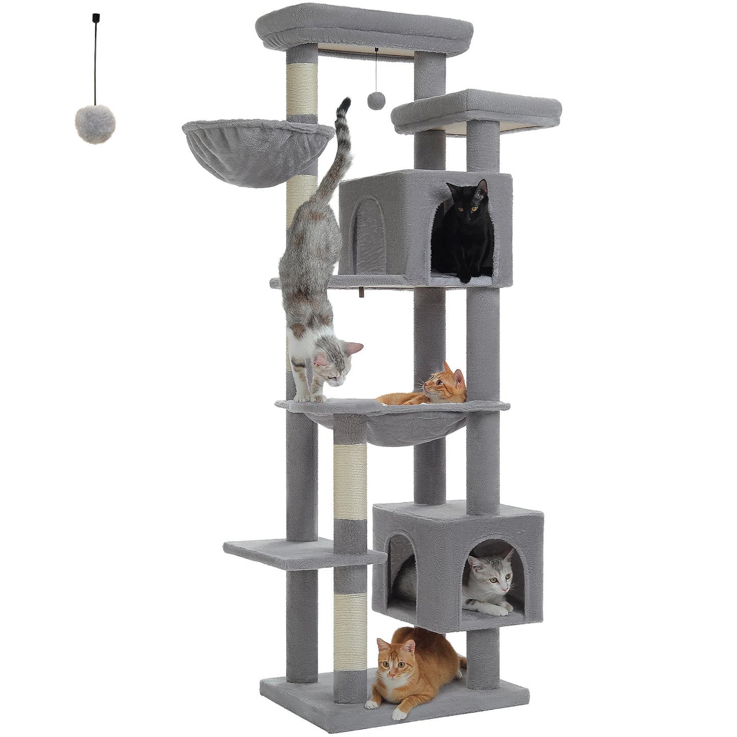 PAWZ Road Multi Level Cat Tree Tower For Indoor Cats