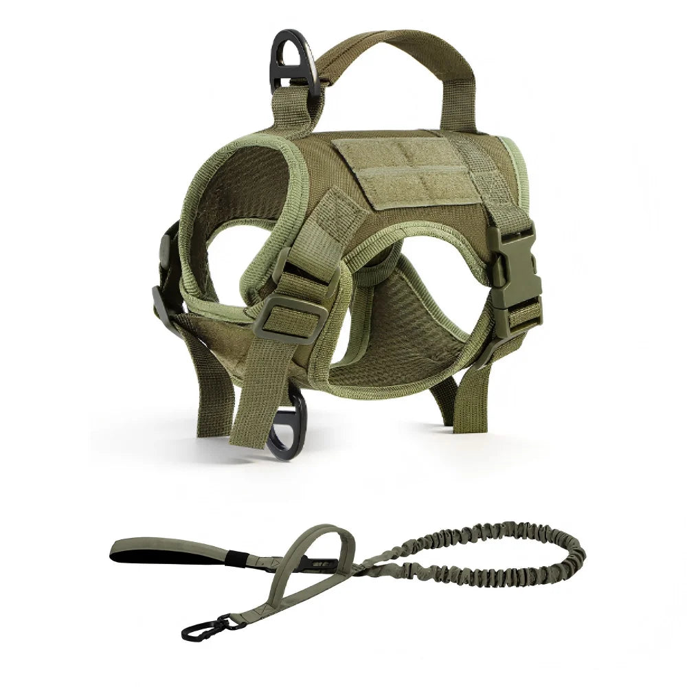 Petavel Adjustable Tactical Cat Harness With Leash And Handle