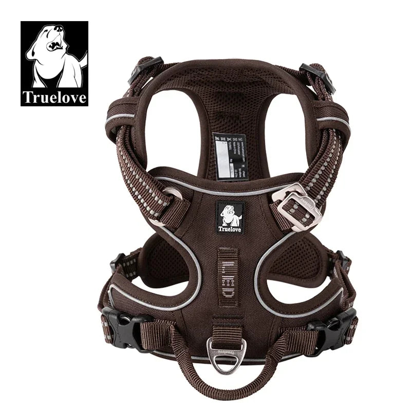 TRUELOVE Explosion-Proof Reflective Camouflage Dog Harness, Easy Adjust