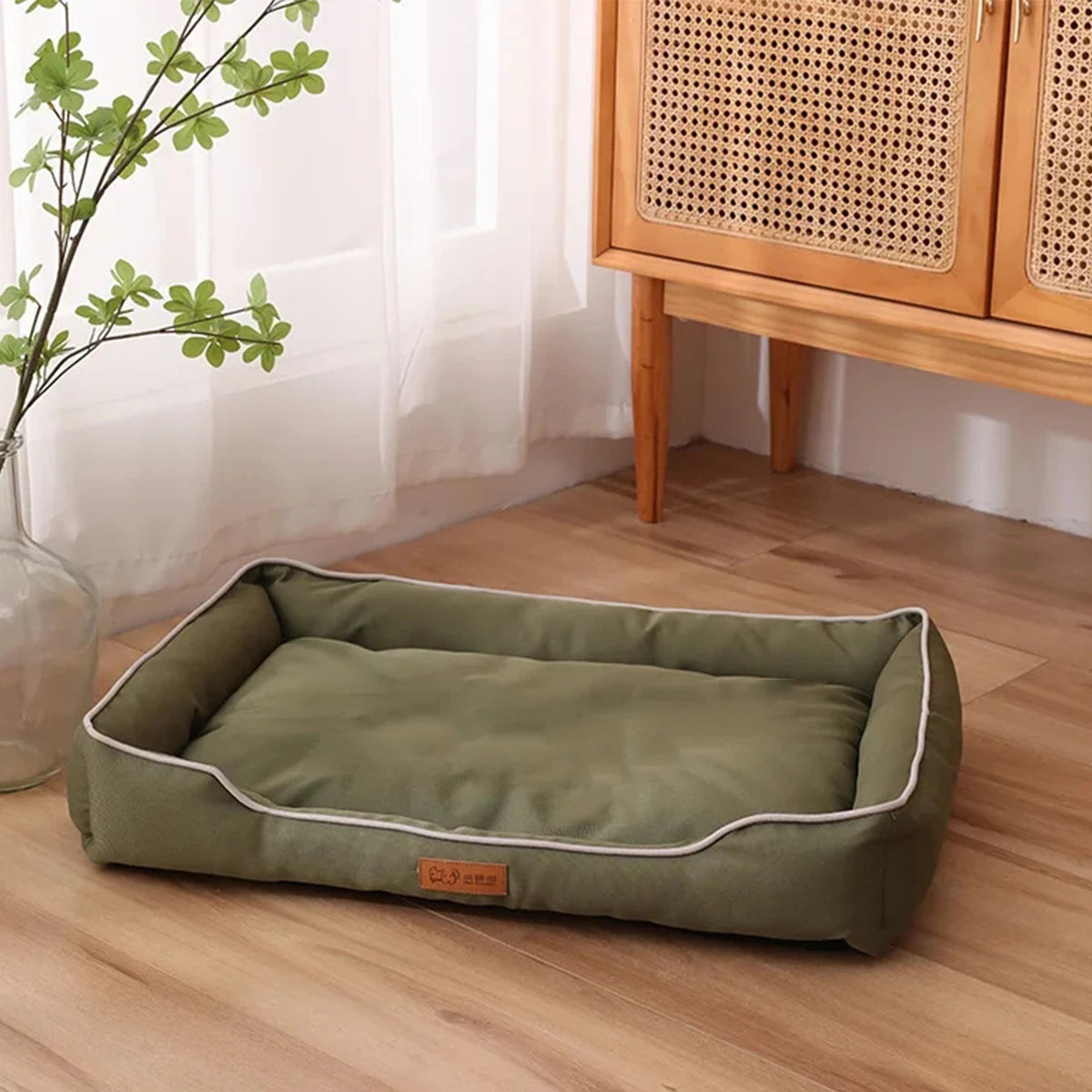 Four Season Square Dog Bed Waterproof Bite Resistant for Dogs